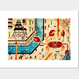 Osaka Crab Posters and Art